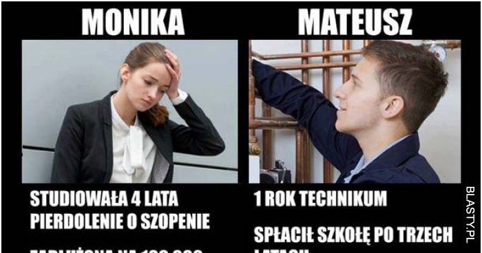 Studia VS zawodówka memy gify i śmieszne obrazki facebook tapety