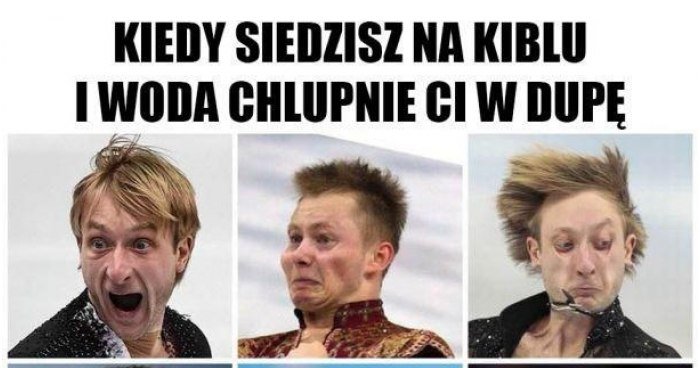 Kiedy siedzisz na kiblu i woda chlupnie Ci w dupę memy gify i śmieszne