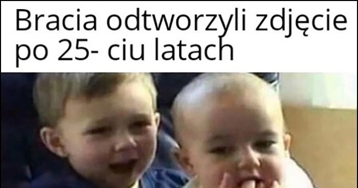 Bracia Odtworzyli Zdj Cie Po Ciu Latach Scena Z Filmu Dla Doros Ych