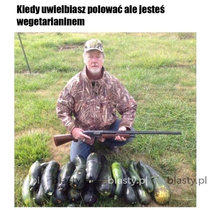 Kiedy uwielbiasz polować ale jesteś wegetarianinem