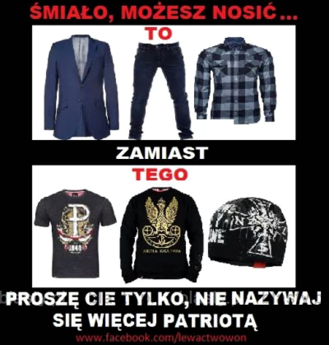 Śmiało można nosić to zamiast tego