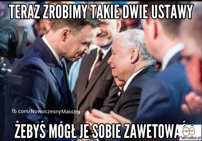 To teraz zrobimy takie dwie ustawy żebyś mógł je sobie zawetować