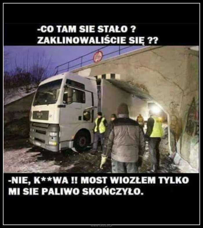 Co tam się stało zaklinował się ?