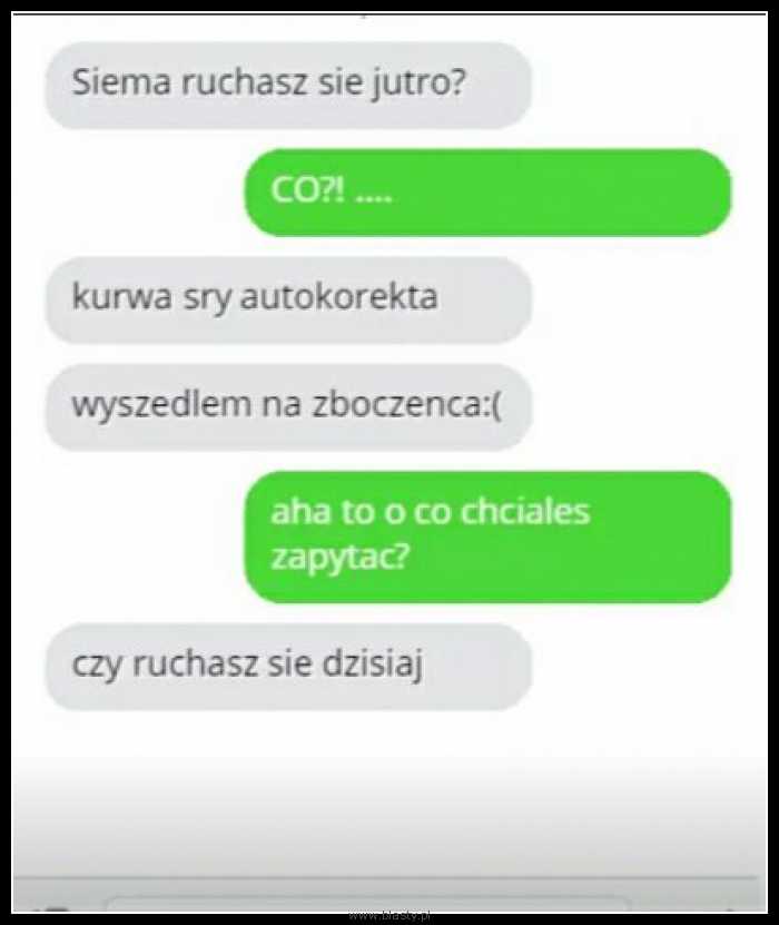 Uważaj na autokorektę