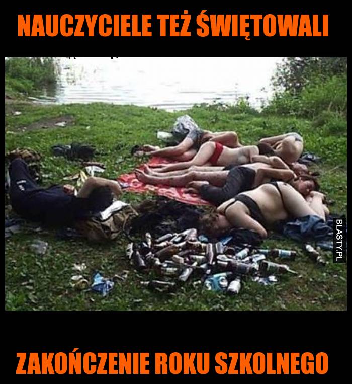 Nauczyciele też świętowali zakończenie roku szkolnego