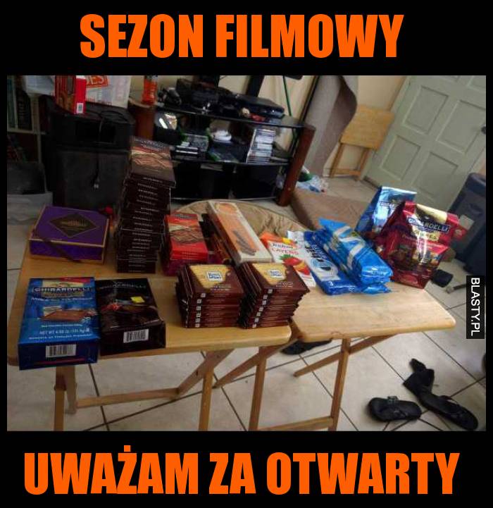 Sezon filmowy uważam za otwarty