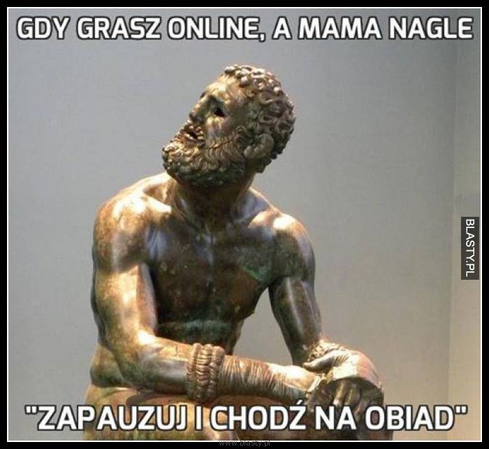 Gdy grasz online, a mama nagle