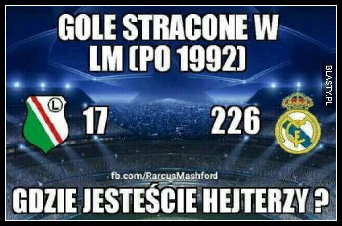 Gole stracone w LM po 1992