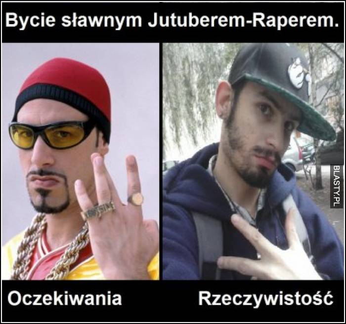 Bycie sławnym jutuberem-raperem