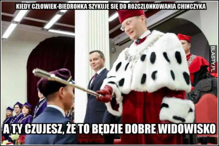 Gdy człowiek biedronka szykuje się do rozczłonkowania chińczyka a Ty czujesz, że będzie dobre widowisko