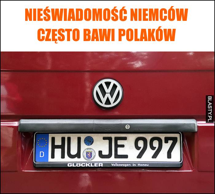 Nieświadomość niemców często bawi polaków