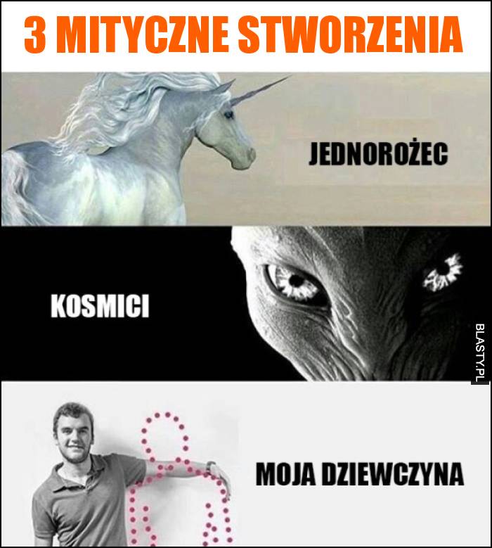 3 mityczne stworzenia