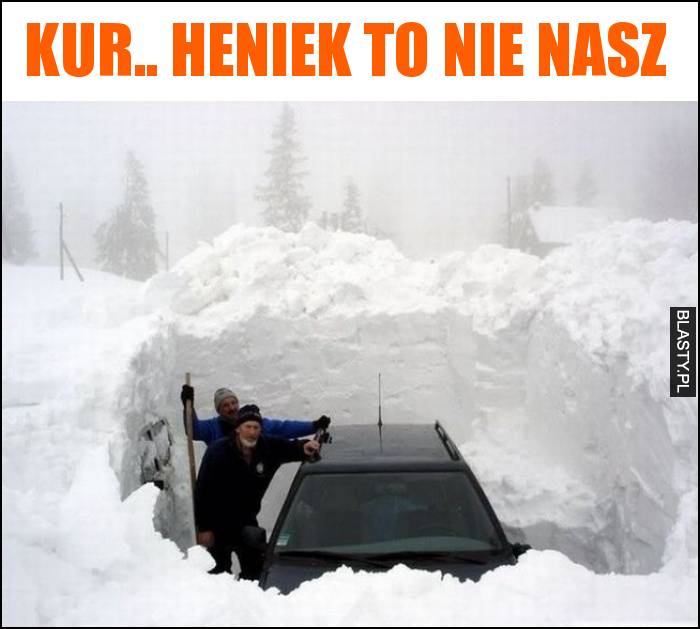 Kur.. Heniek to nie nasz