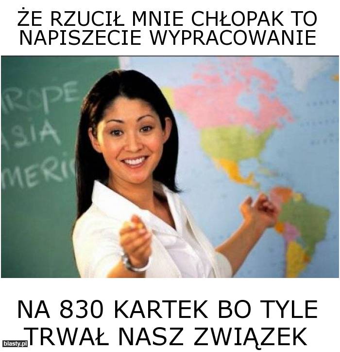 Z powodu tego..