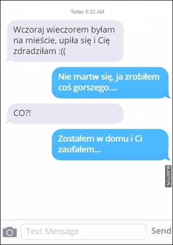 zrobiłem coś gorszego, ale co?