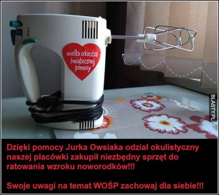 mikser od WOŚP