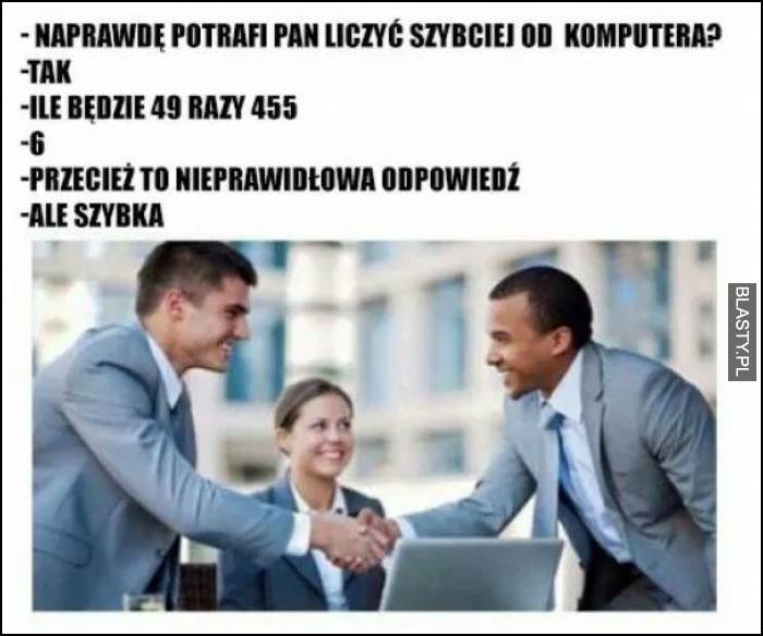 szybka odpowiedź