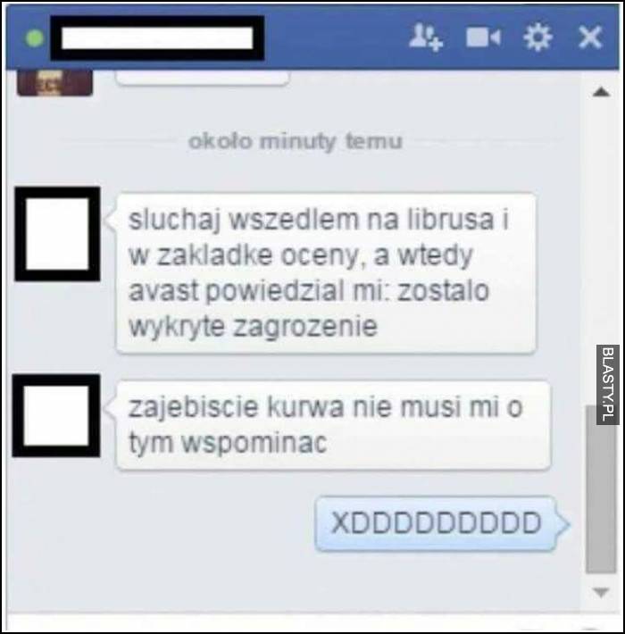 wykryto zagrożenie