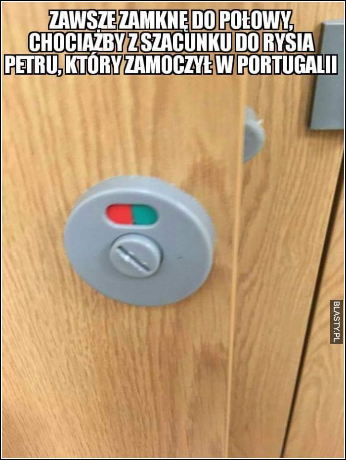 z szacunku dla rysia