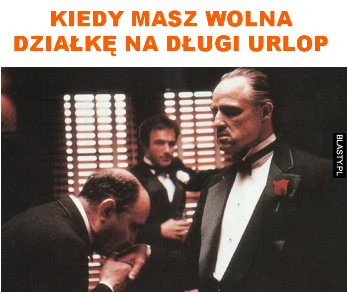 Kiedy masz wolna działkę na długi urlop