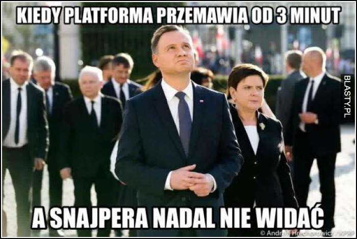 Kiedy platforma przemawia od 3 minut