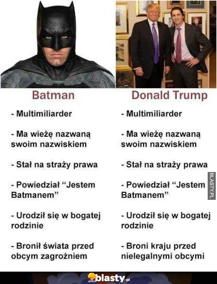 6 faktów potwierdzających, że donald trump to batman