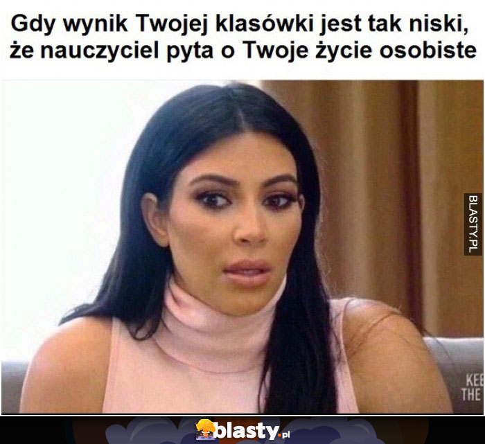 Gdy wynik Twojej klasówki jest tak niski