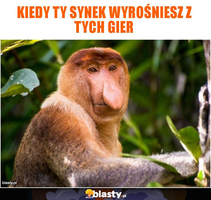 Kiedy Ty synek wyrośniesz z tych gier