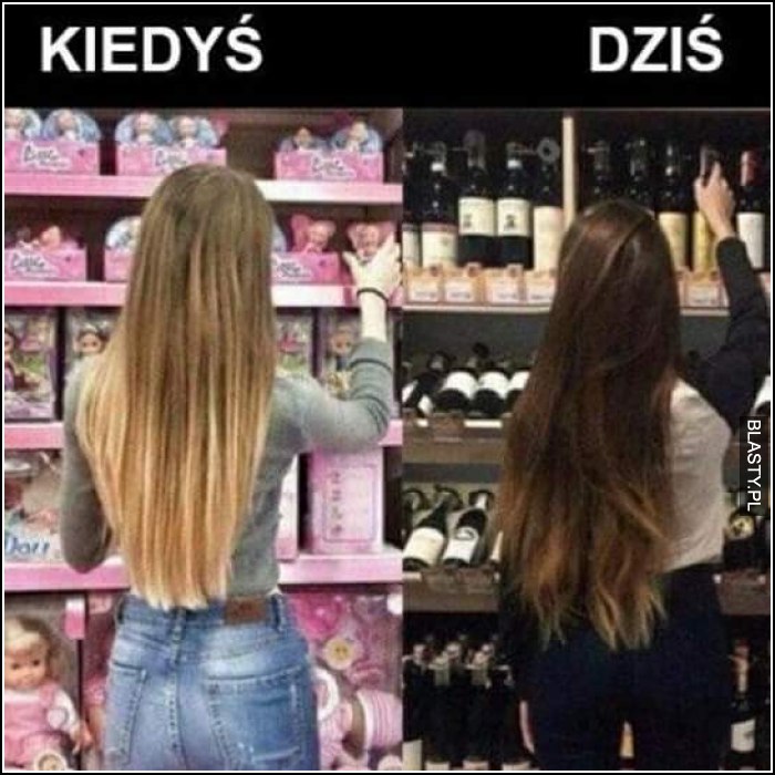 Kiedyś vs dziś