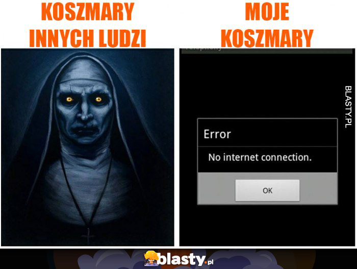 Koszmary innych ludzi vs moje koszmary