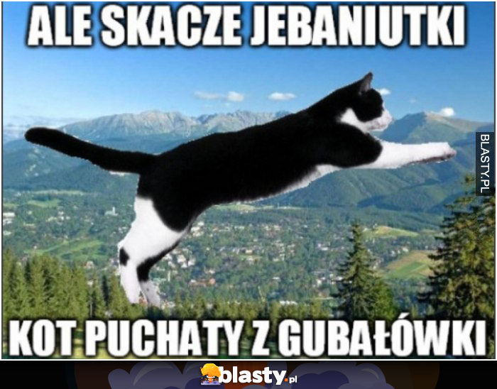 Ale skacze jebaniutki