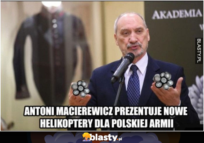 Anotni macierwewicz prezentuje nowe helikoptery