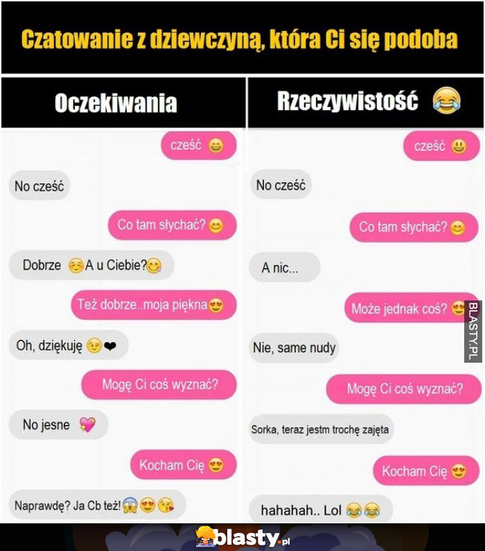 Czatowanie z dziewczyną, która Ci się podoba