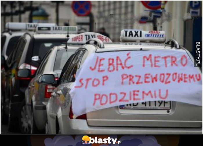 Jebać metro stop przewozowemu podziemiu