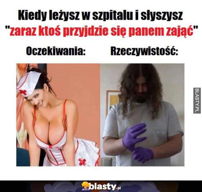 Kiedy leżysz w szpitalu