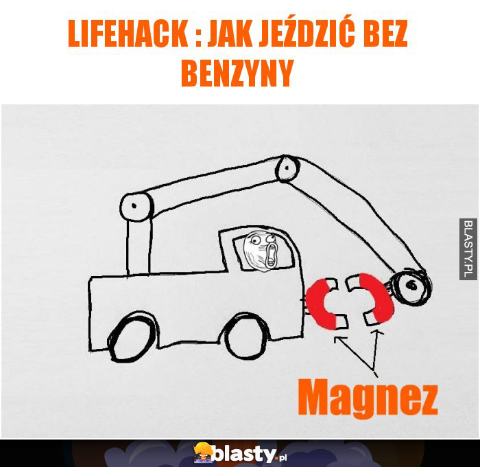 lifehack : Jak jeździć bez benzyny