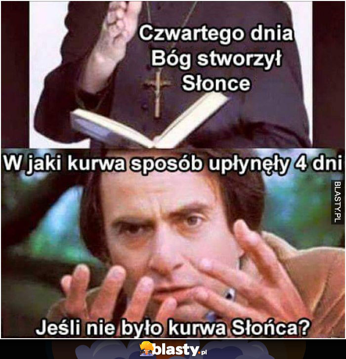 4 dnia Bóg stworzył Słońce