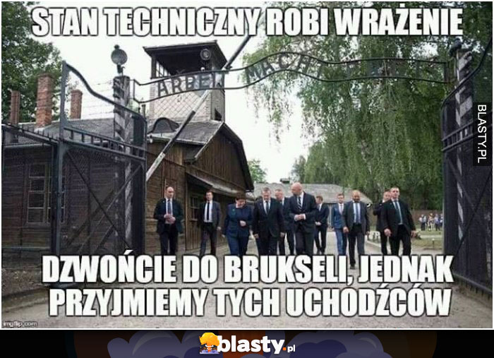 auschwitz i uchodźcy