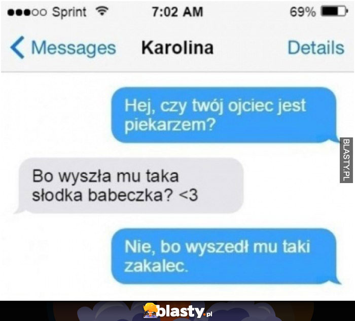 Czy twój ojciec jest piekarzem ?