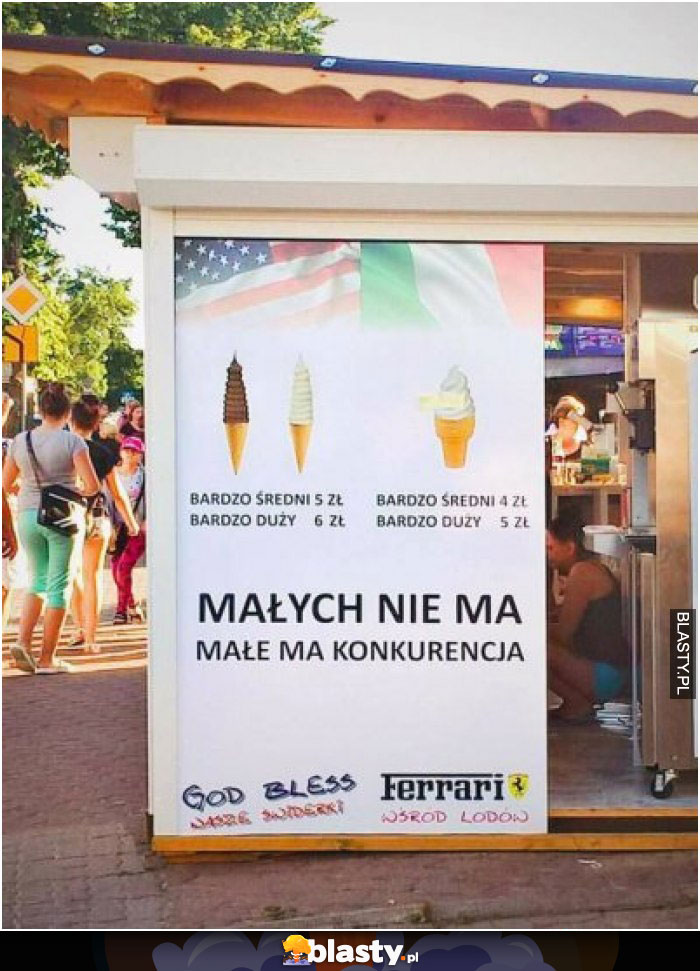 Małych nie ma - małe ma konkurencja