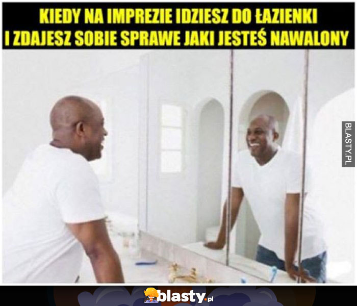 pijany na imprezie