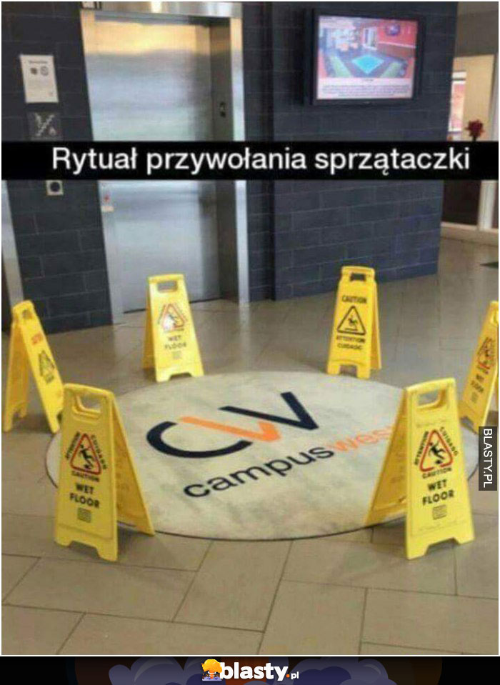 Rytuał przywołania sprzątaczki