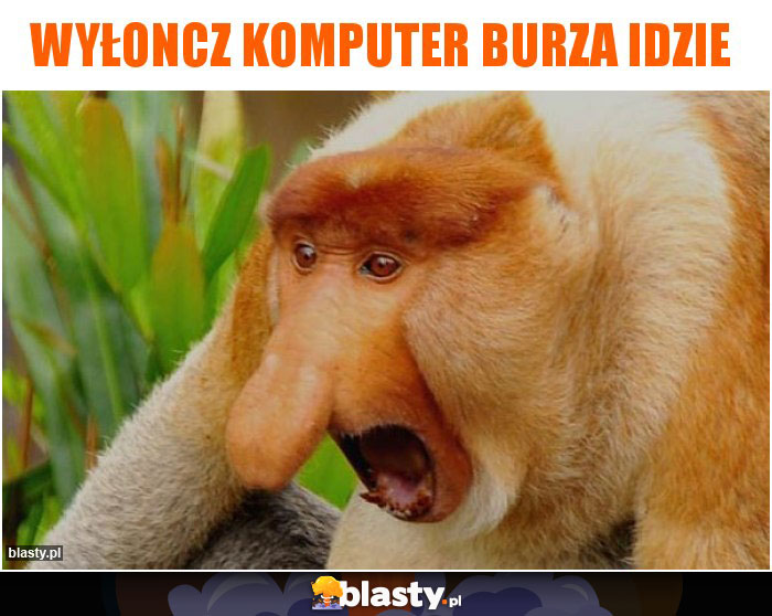 Wyłoncz komputer burza idzie