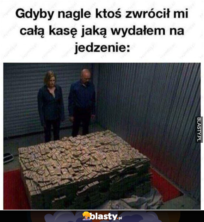 zwrot kasy za jedzenie