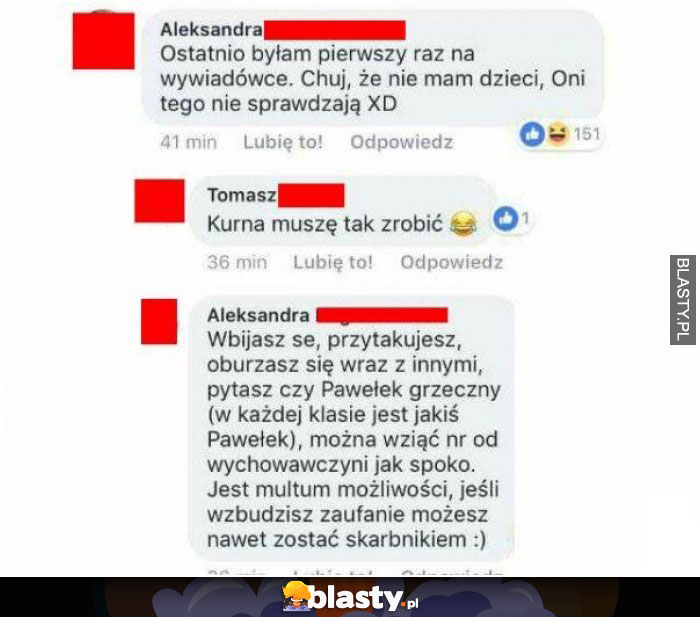 Ostatnio byłem na wywiadówce