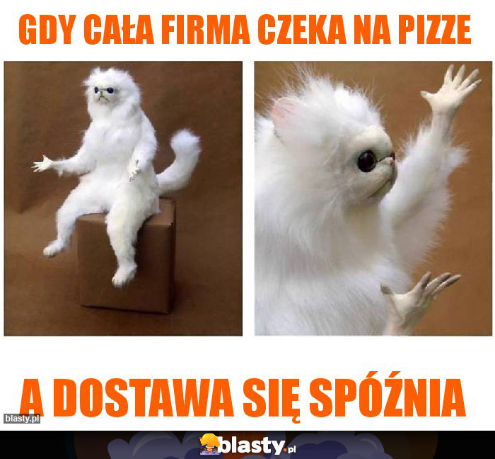 Gdy cała firma czeka na pizze