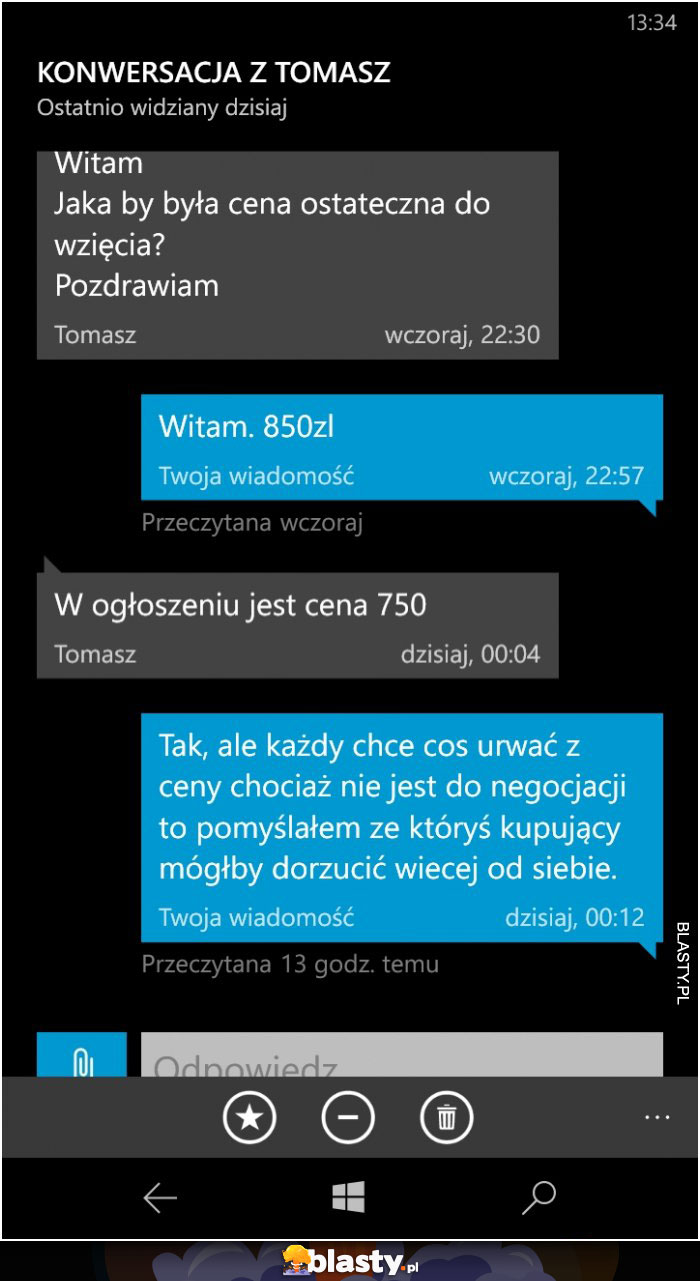 Jaka byłaby ostateczna cena do wzięcia