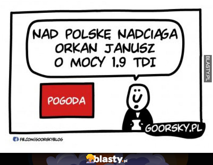 Nad Polskę nadciąga orkan janusz