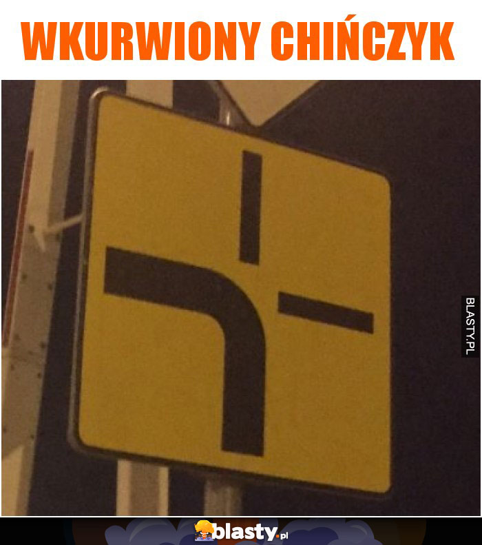 Wkurwiony chińczyk