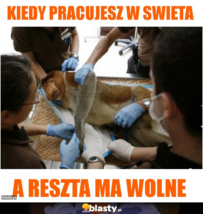 KIEDY PRACUJESZ W SWIETA